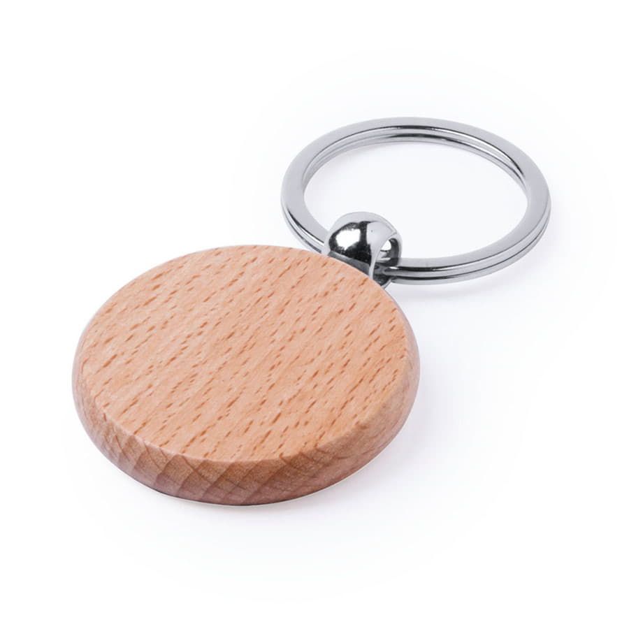 Брелок PELTON прямоугольник натуральный бук. бежевый - фото 8