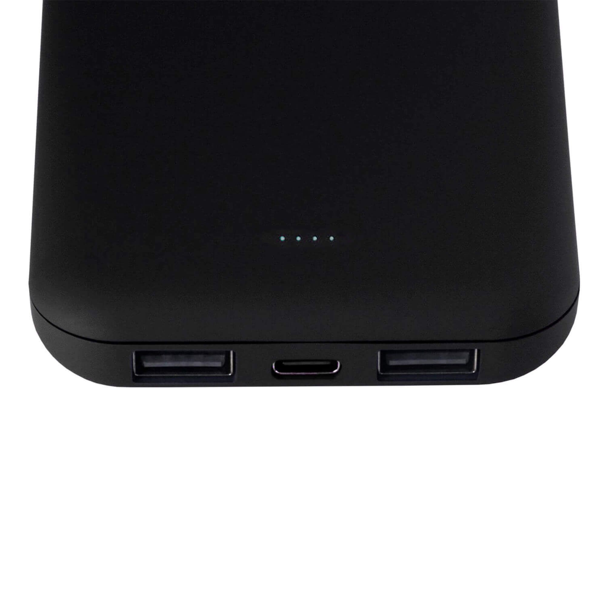 Внешний аккумулятор SIRIUS SOFT LIGHT TYPE-C с подсветкой 10000 мА·ч Черный - фото 2