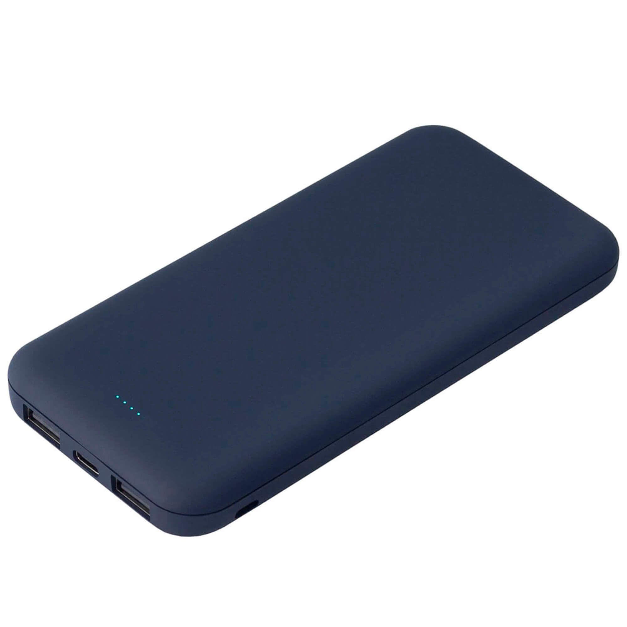 Внешний аккумулятор SIRIUS SOFT LIGHT TYPE-C с подсветкой 10000 мА·ч Синий - фото 3
