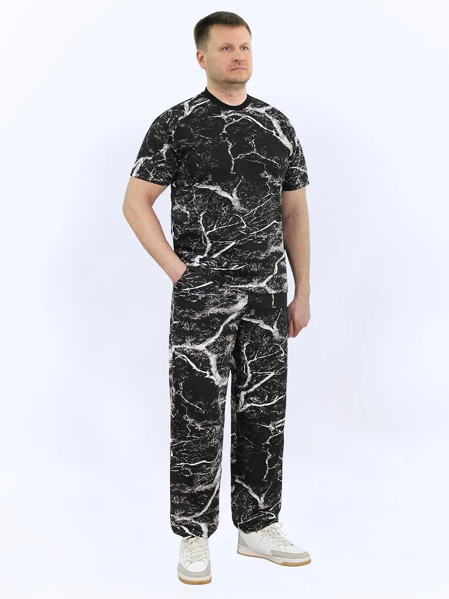 Костюм трикотажный ЛЕГИОН RS мужской цв.Black forest 48-50/170-176