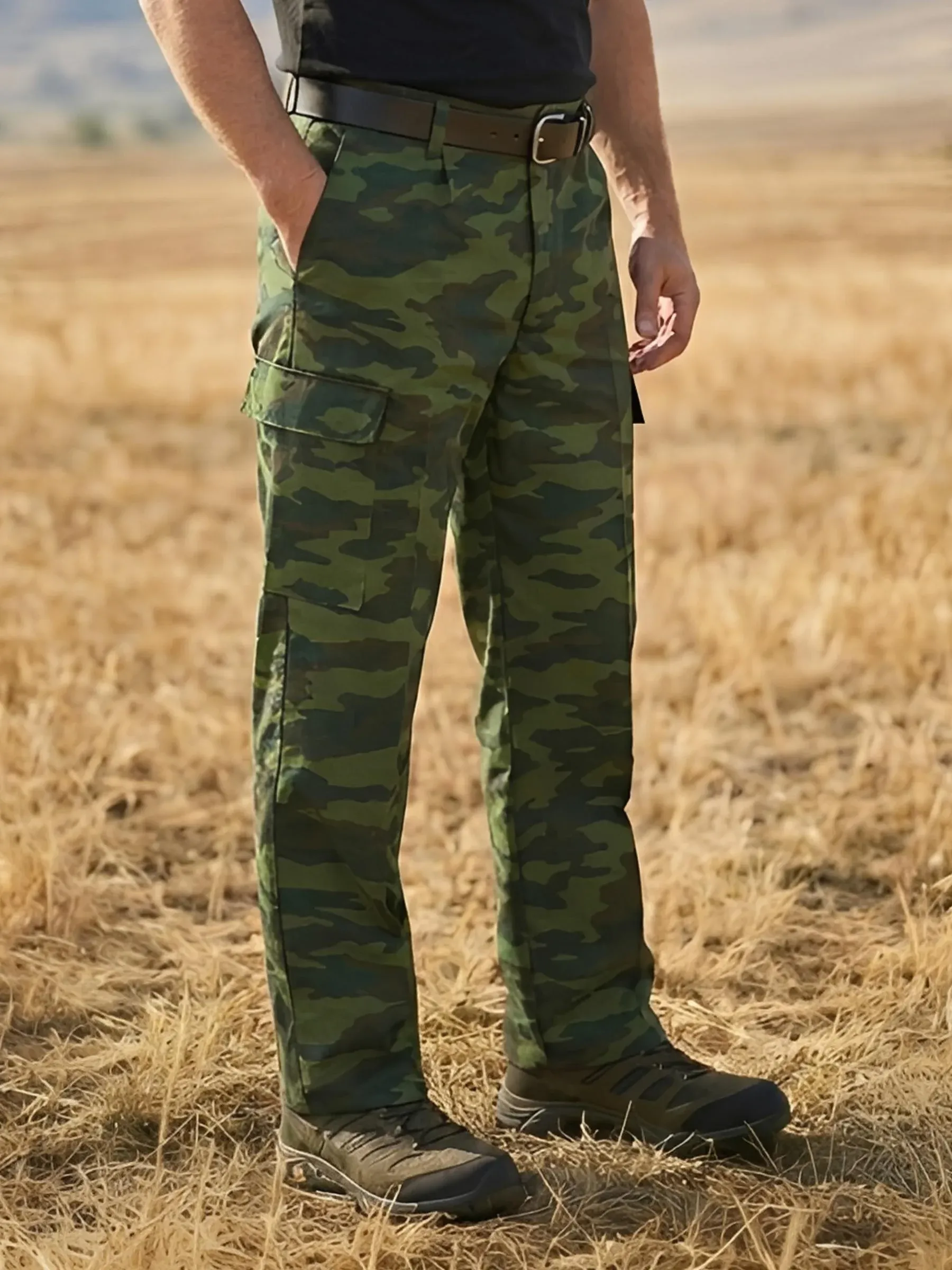 Брюки ВОЕННО-ПОЛЕВЫЕ RS тк.Рип-стоп цв.Флора 48-50/170-176