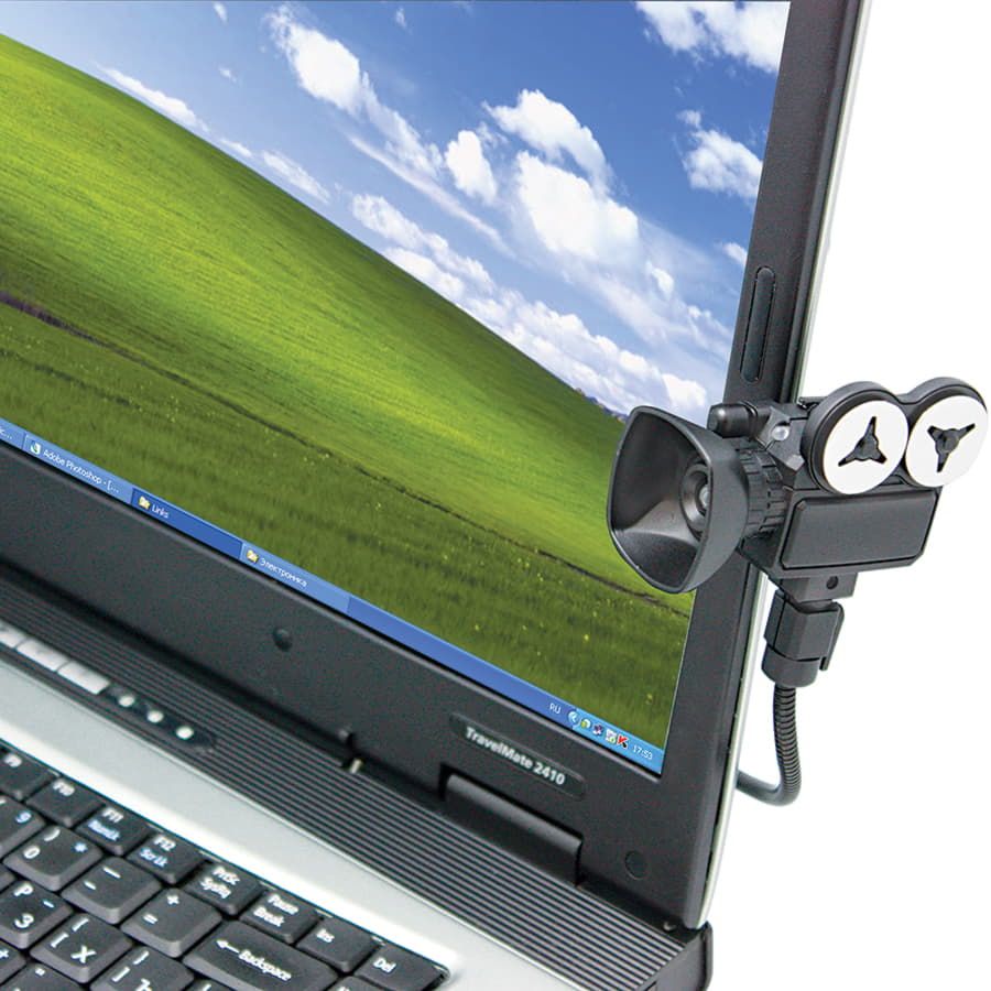 Веб-камера с микрофоном Мотор! USB разъем пластик черный - фото 2
