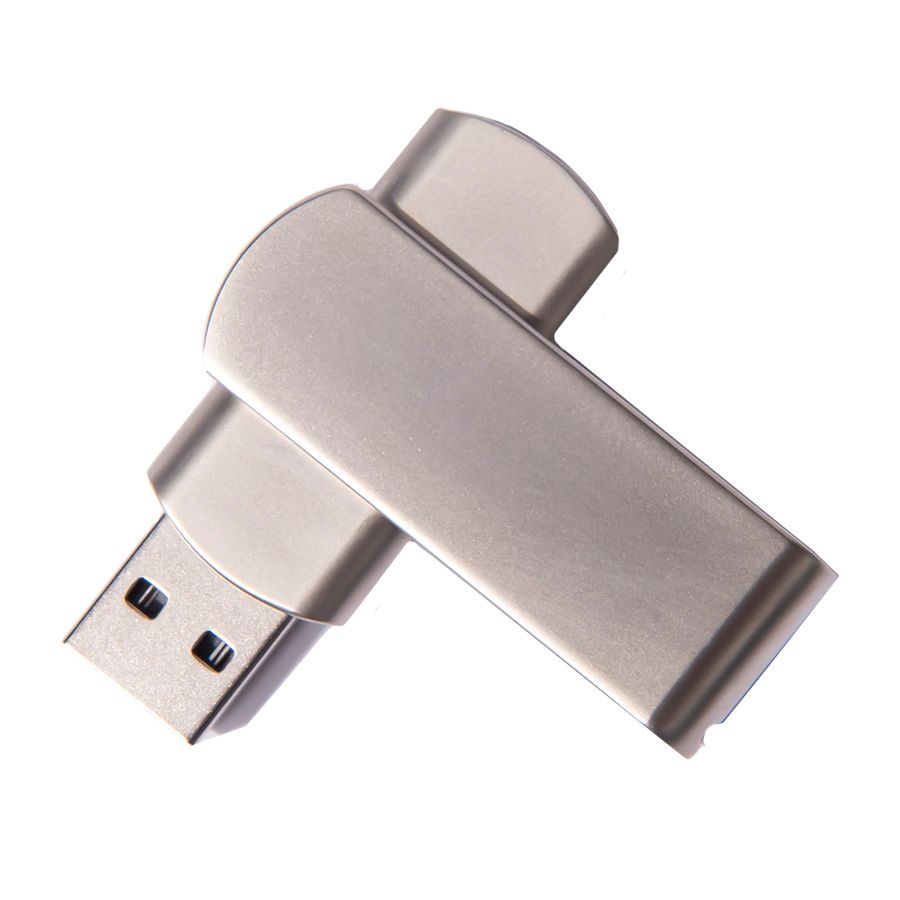 USB flash-карта SWING METAL 16Гб серебристая 5,3х1,7х0,9 см металл