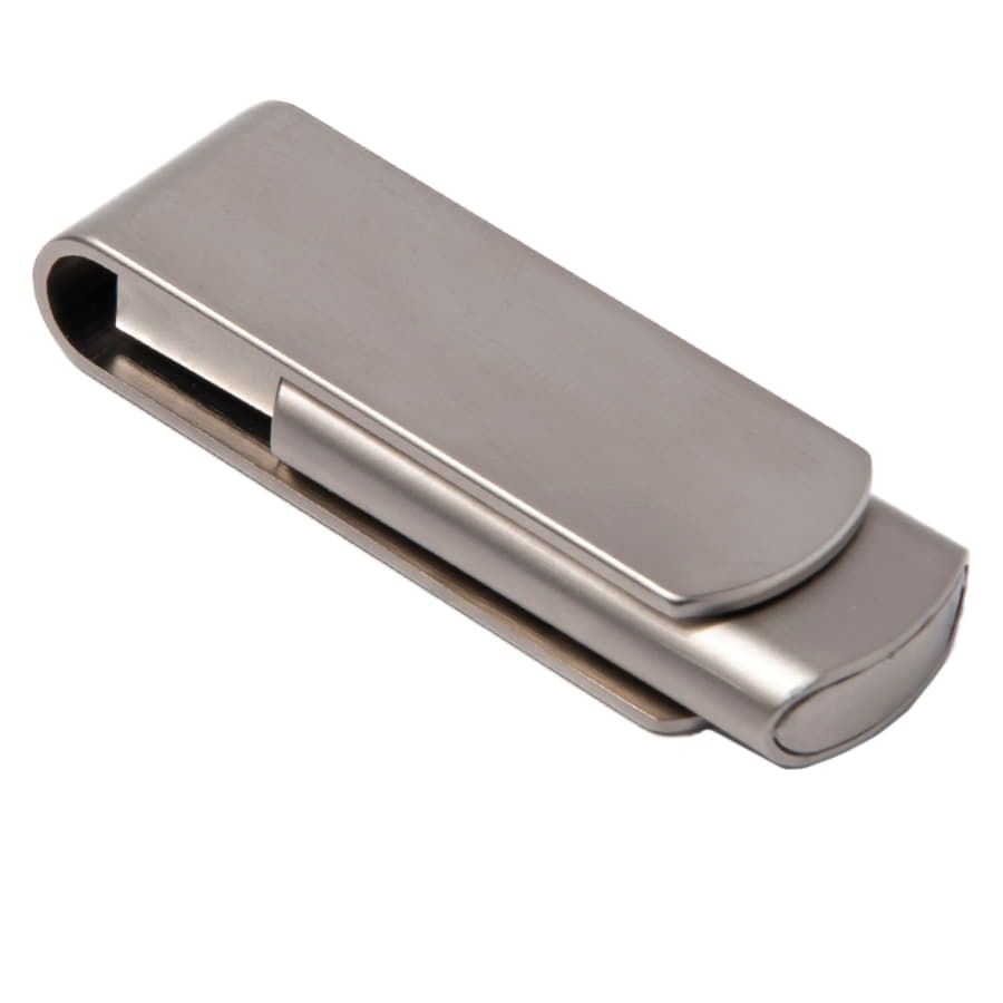 USB flash-карта SWING METAL 16Гб серебристая 5,3х1,7х0,9 см металл - фото 2