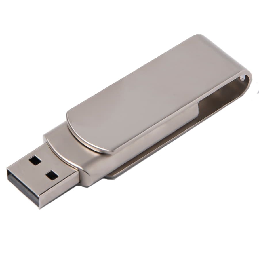USB flash-карта SWING METAL 16Гб серебристая 5,3х1,7х0,9 см металл - фото 3