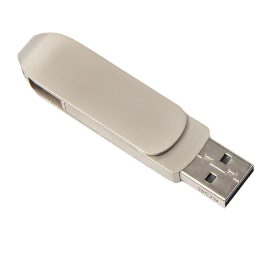 USB flash-карта CIRCLE OTG Type-C 8Гб серебристая 6,5х1,5х0,82 см металл - фото 2