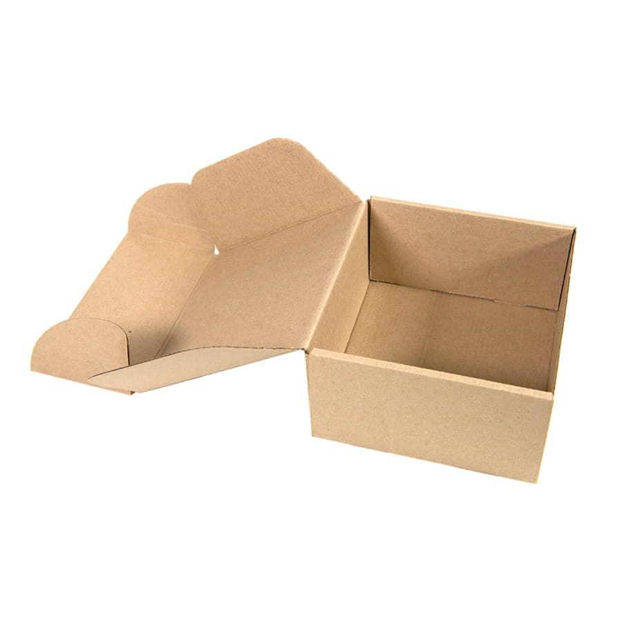 Коробка подарочная mini BOX размер 17,5 x 15,5 x 8 см коричневый - фото 2