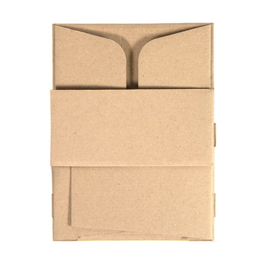 Коробка подарочная mini BOX размер 17,5 x 15,5 x 8 см коричневый - фото 3