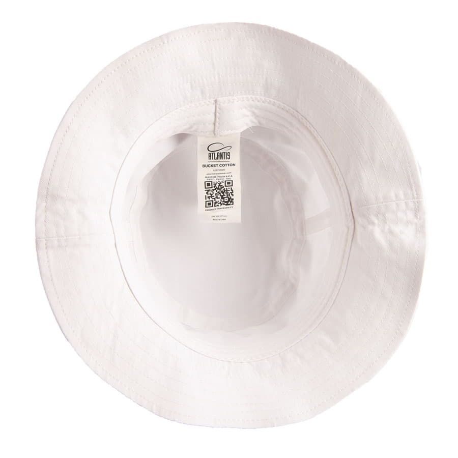Панама BUCKET COTTON 180 белый - фото 6