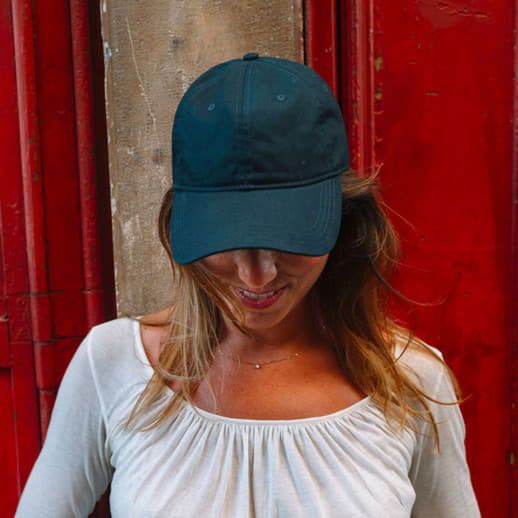 Бейсболка с NFC-меткой в козырьке GREEN CAP 265 из органического хлопка белый - фото 7