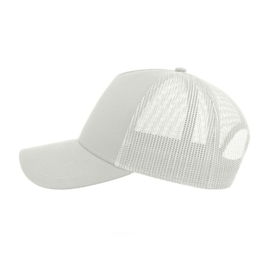 Бейсболка RAPPER COTTON 5 клиньев пластиковая застежка белый - фото 6