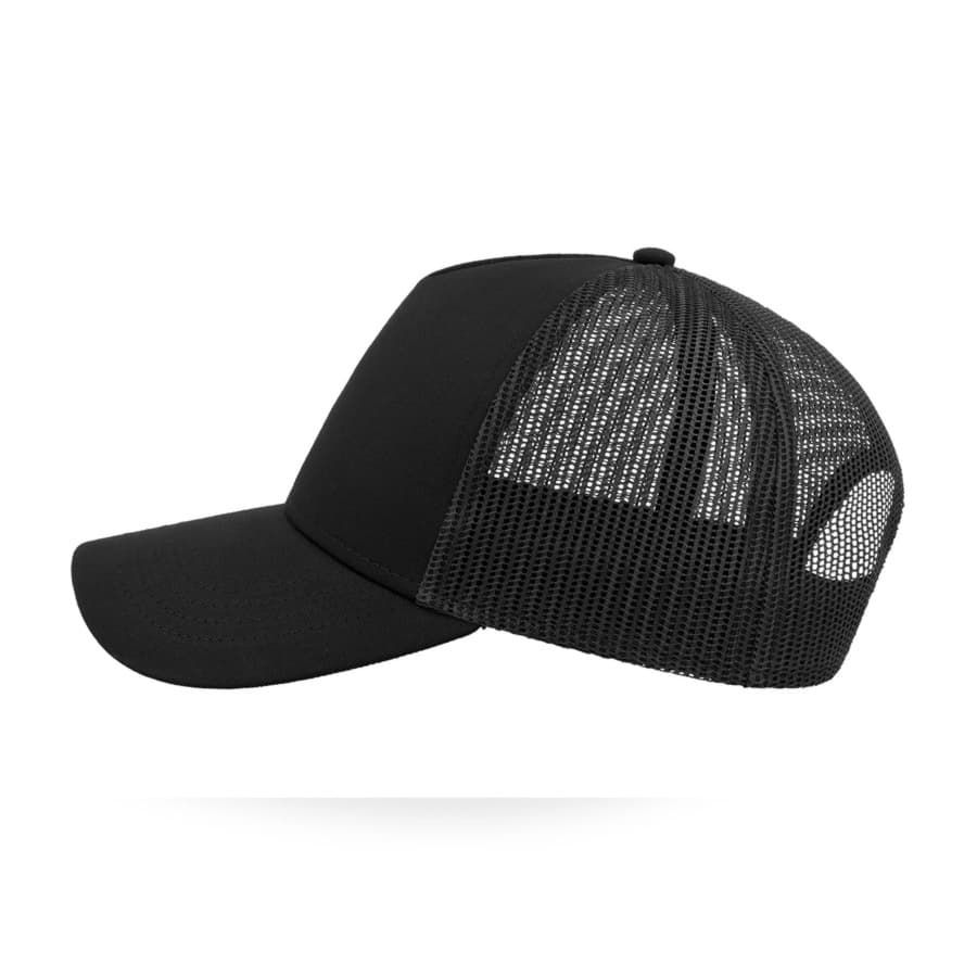 Бейсболка RAPPER COTTON 5 клиньев пластиковая застежка черный - фото 6