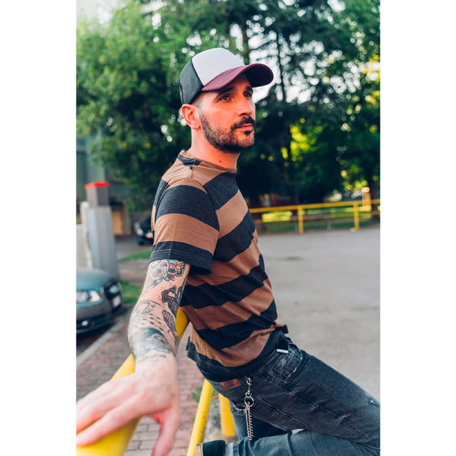 Бейсболка RAPPER, 5 клиньев, пластиковая застежка - фото 5