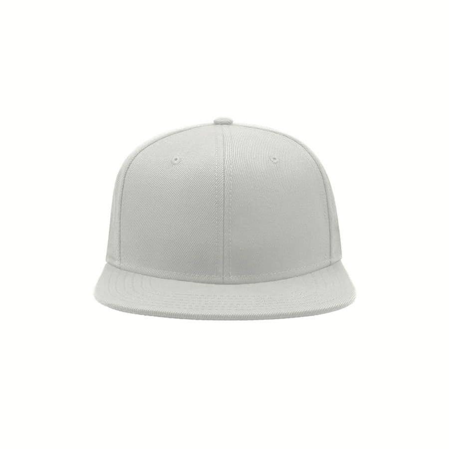 Бейсболка SNAP BACK 6 клиньев пластиковая застежка белый - фото 5
