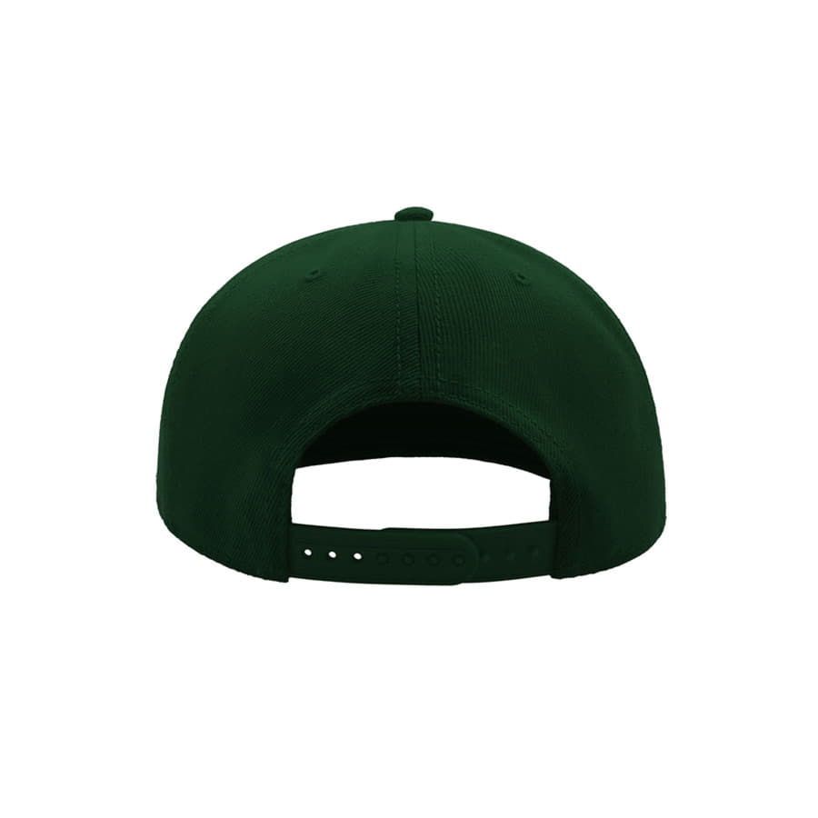 Бейсболка SNAP BACK 6 клиньев пластиковая застежка зеленый - фото 6