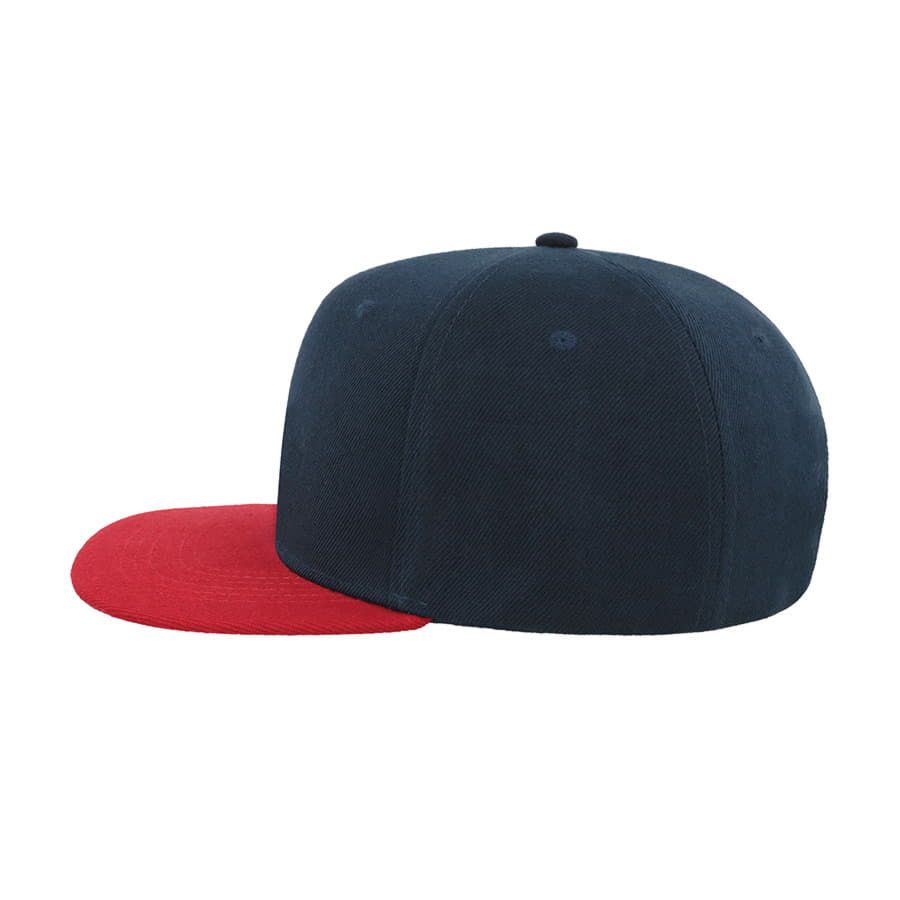 Бейсболка SNAP BACK 6 клиньев пластиковая застежка синий - фото 12
