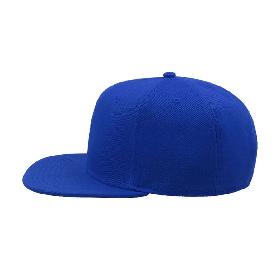 Бейсболка SNAP BACK 6 клиньев пластиковая застежка синий - фото 4