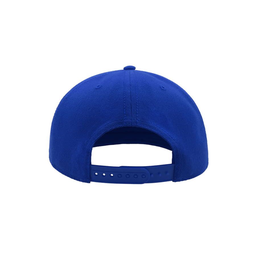 Бейсболка SNAP BACK 6 клиньев пластиковая застежка синий - фото 6