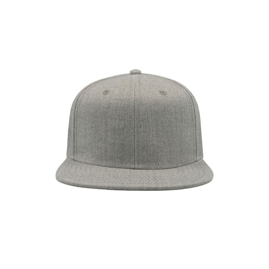 Бейсболка SNAP BACK 6 клиньев пластиковая застежка серый - фото 5