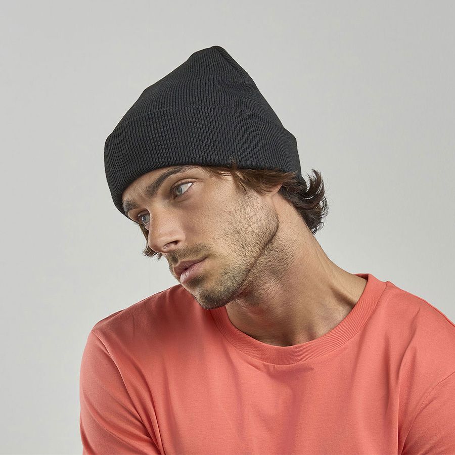 Шапка вязаная двойная Wind-S голубой - фото 11