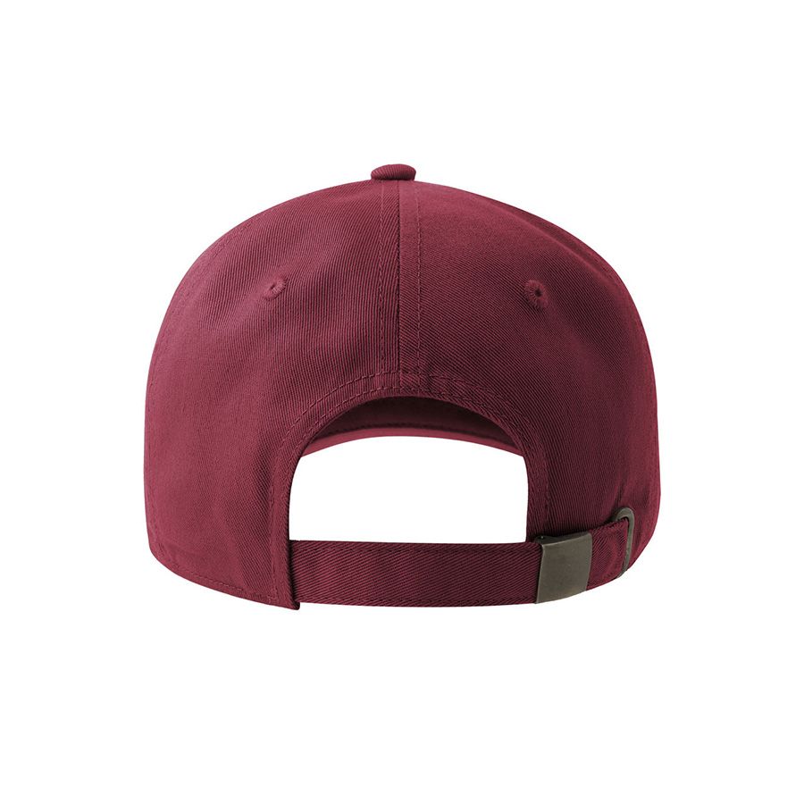 Бейсболка DAD HAT-S 6 клиньев металлическая застежка бордовый - фото 8