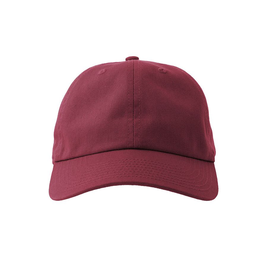Бейсболка DAD HAT-S 6 клиньев металлическая застежка бордовый - фото 9