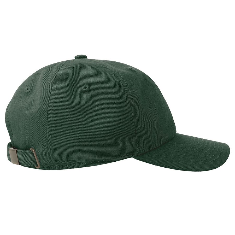 Бейсболка DAD HAT-S 6 клиньев металлическая застежка темно-зелёный - фото 7