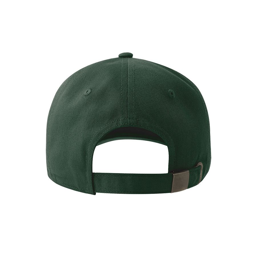 Бейсболка DAD HAT-S 6 клиньев металлическая застежка темно-зелёный - фото 8