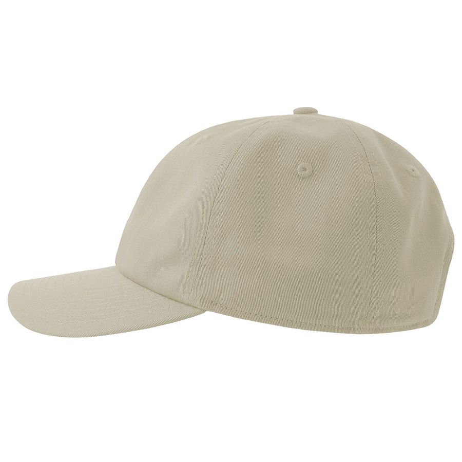 Бейсболка DAD HAT-S 6 клиньев металлическая застежка бежевый - фото 7