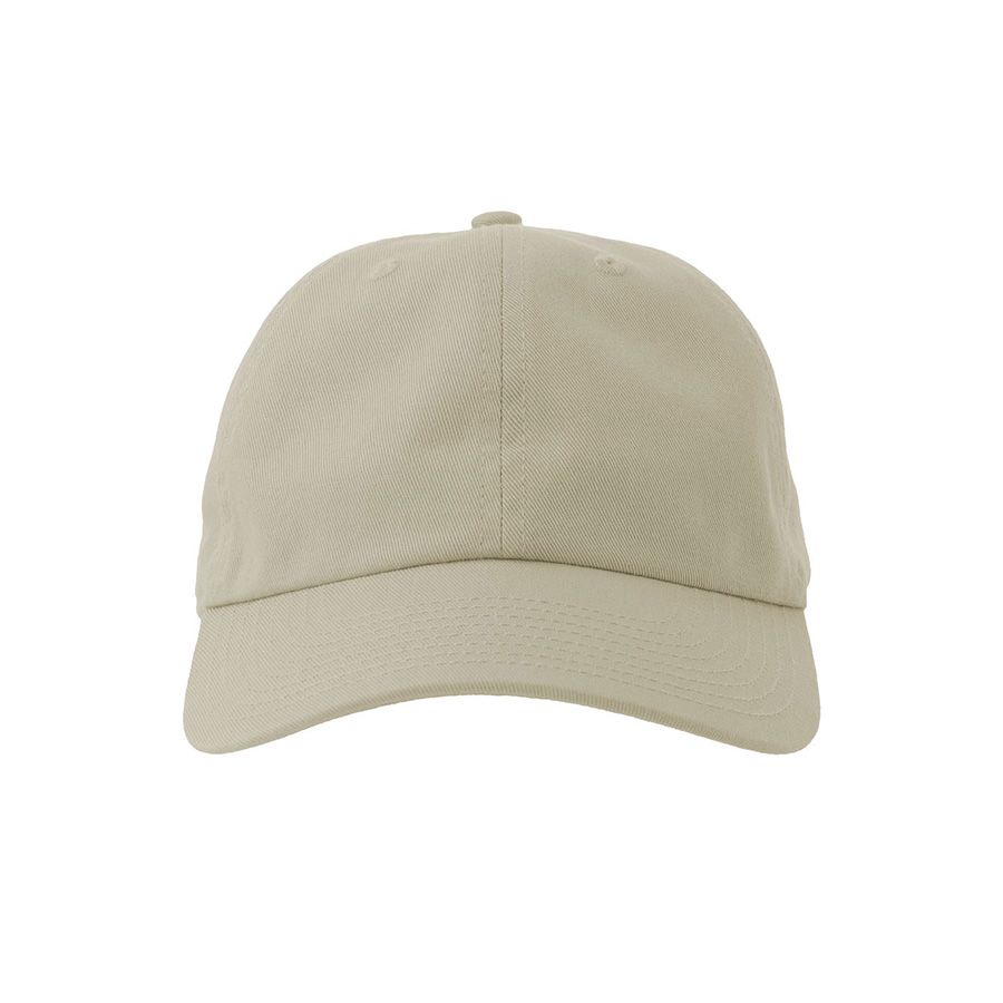 Бейсболка DAD HAT-S 6 клиньев металлическая застежка бежевый - фото 8