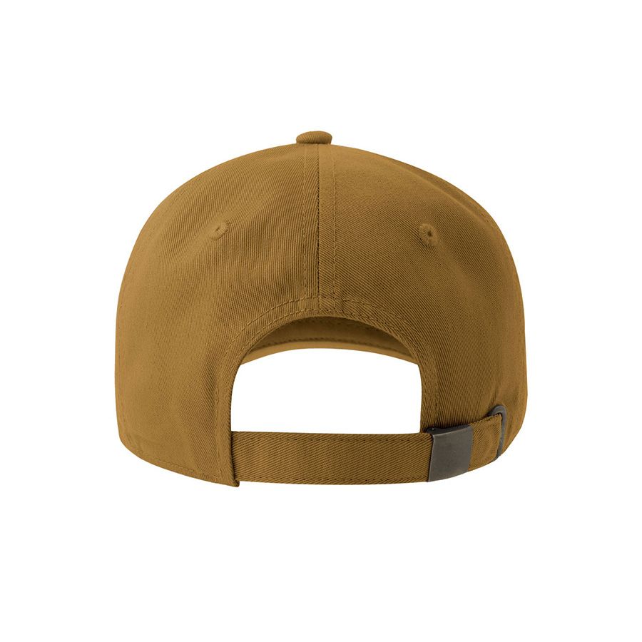 Бейсболка DAD HAT-S 6 клиньев металлическая застежка горчичный - фото 9