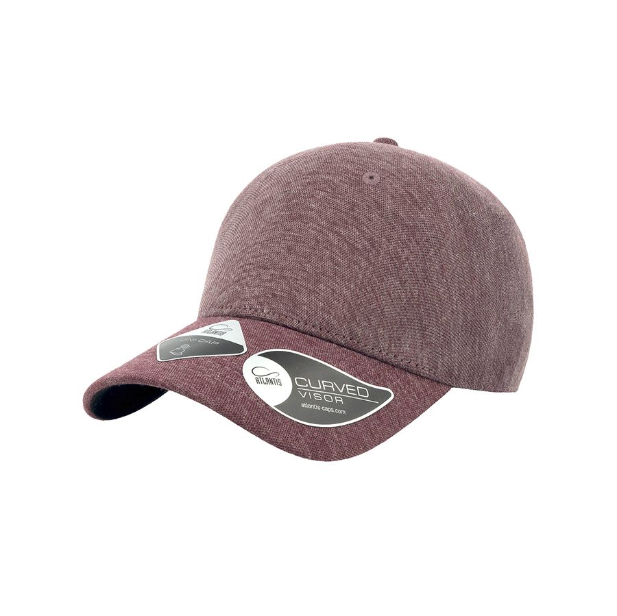 Бейсболка UNI-CAP PIQUET без панелей и швов без застежки бордовый L_XL - фото 1