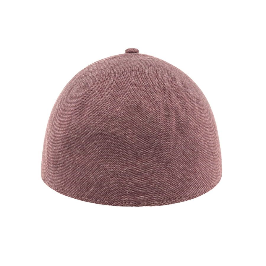 Бейсболка UNI-CAP PIQUET без панелей и швов без застежки бордовый L_XL - фото 5