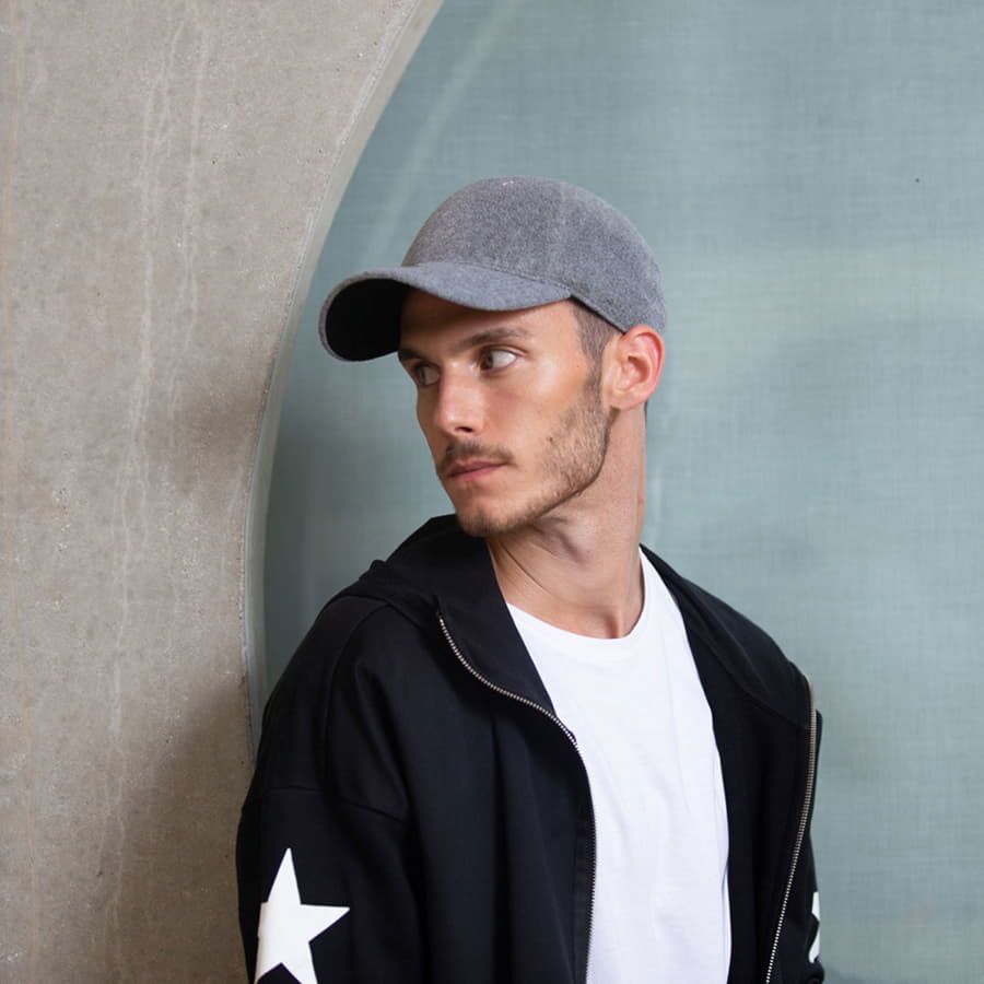 Бейсболка UNI-CAP POLARFLEECE без панелей и швов без застежки серый - фото 2