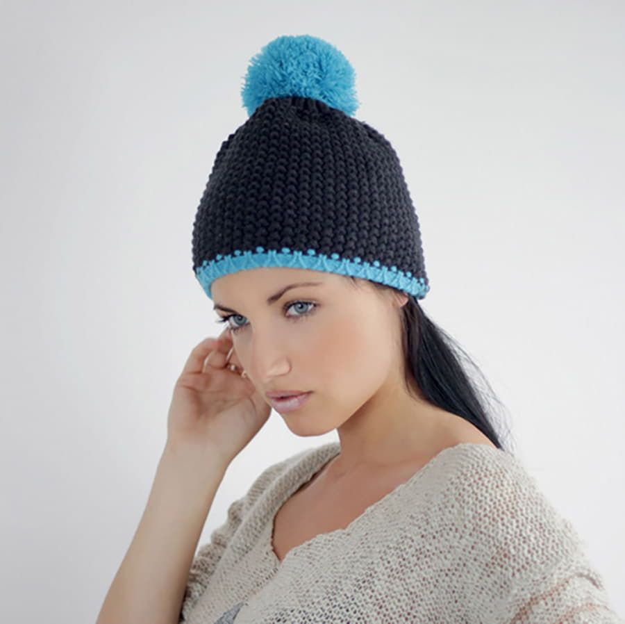 Шапка PEAK, темно-синий - фото 2