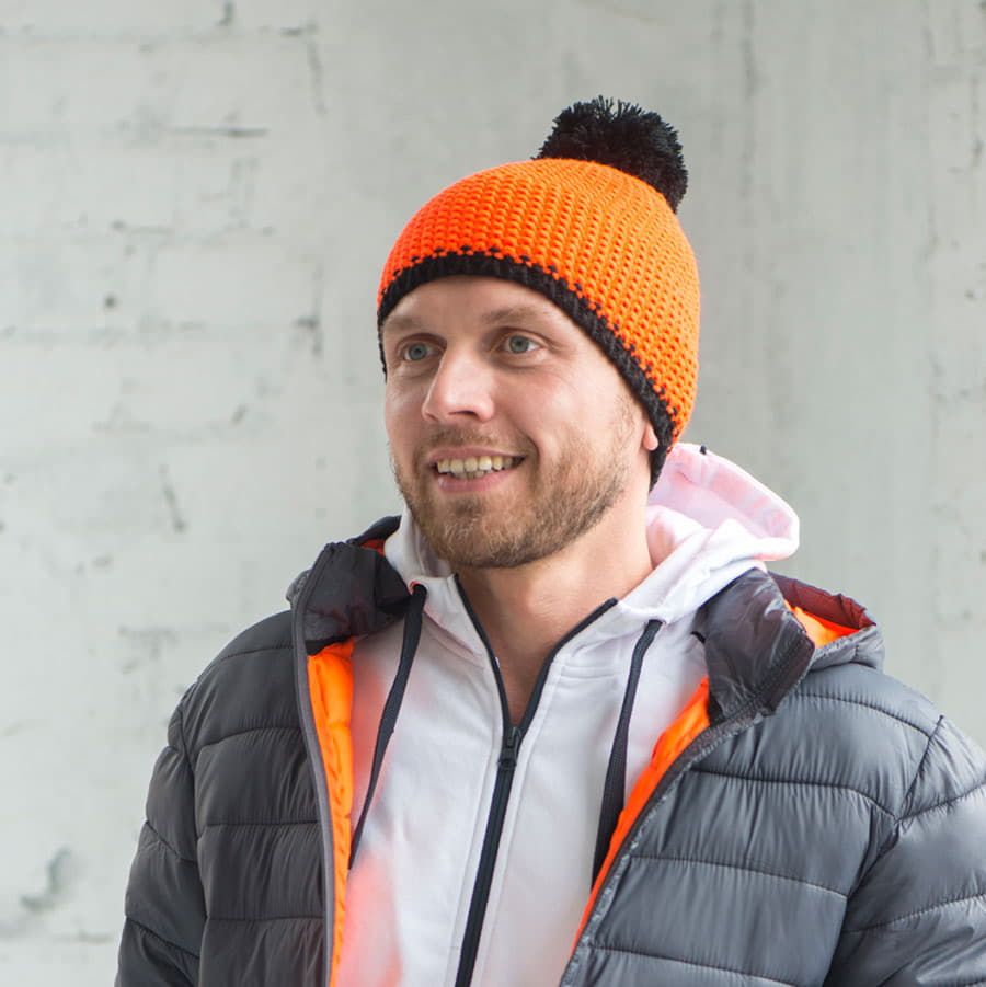 Шапка PEAK, черный, зеленый - фото 9