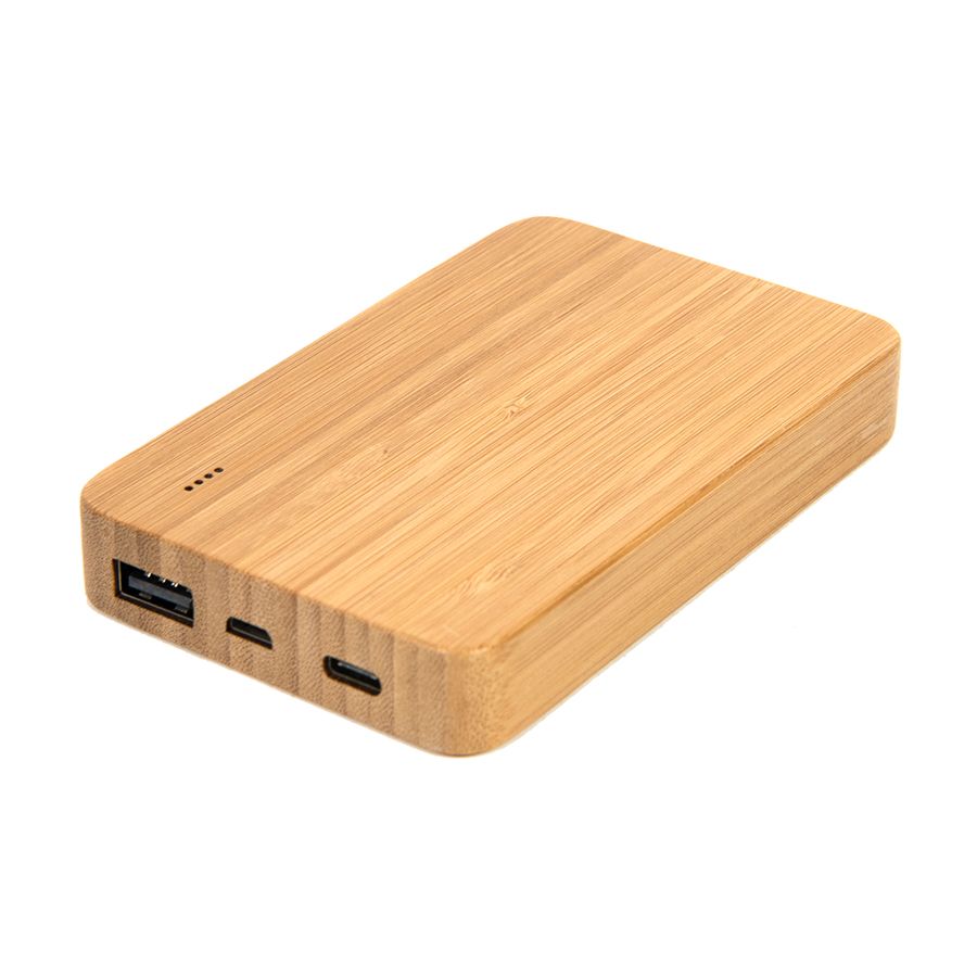 Универсальный аккумулятор BMB POWER 5 5000 mAh бамбук - фото 1