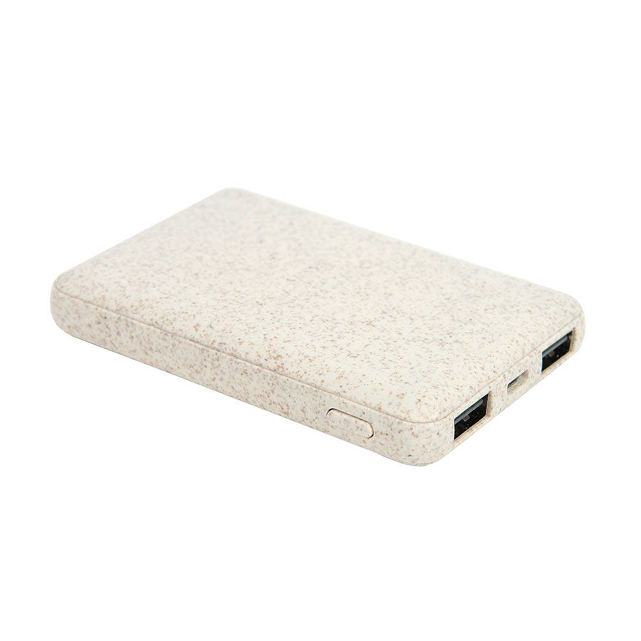 Универсальный аккумулятор WHEAT POWER 5 5000 mAh пластик с пшеничным волокном - фото 1