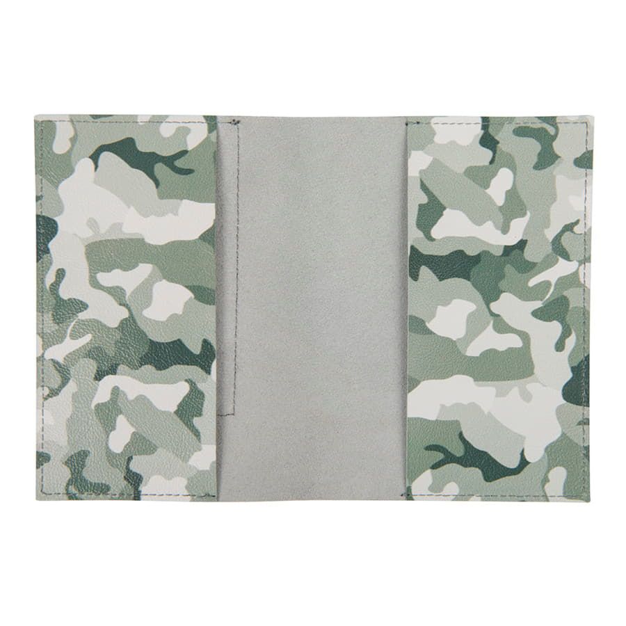 Обложка для паспорта MILITARY серый белый - фото 2