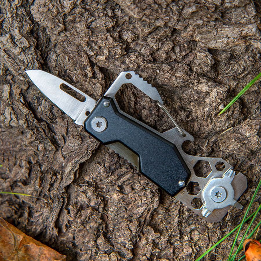 Мультиинструмент ROSECA, 13 функций,  алюминий/сталь нержавеющая - фото 5