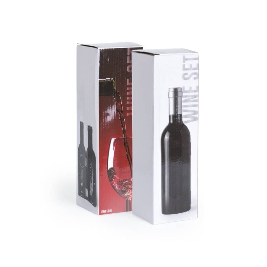 Набор для вина WINESTYLE 3 предмета черный - фото 5