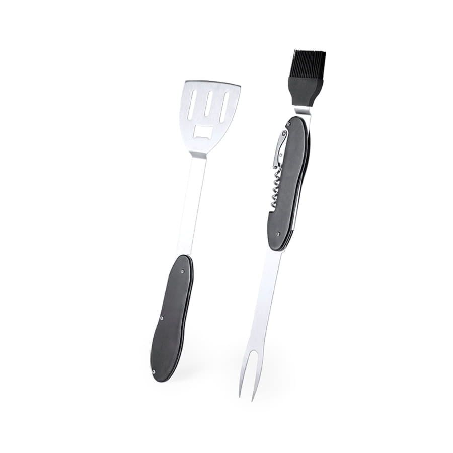 Мультиинструмент для барбекю, пластик, сталь, силикон, 8,8 x 27 x 2,2 cm, черный - фото 4