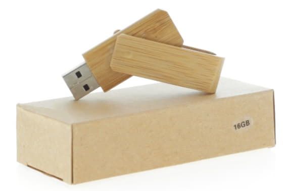 USB флеш карта 16Gb Bamboo натуральный - фото 3