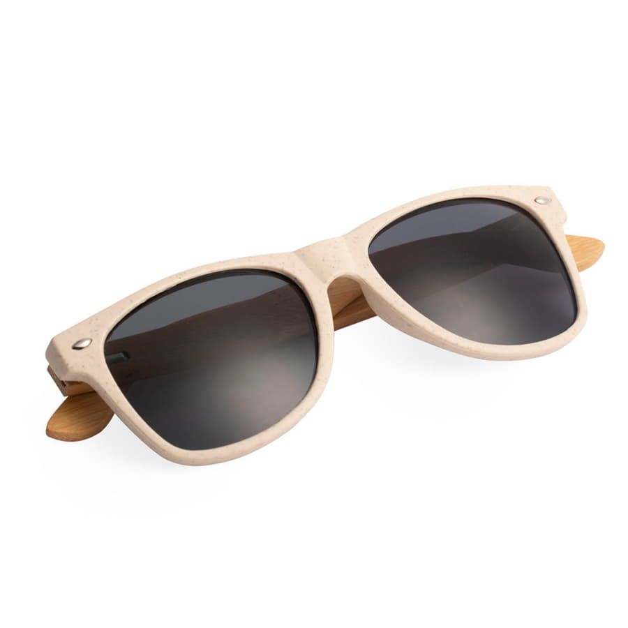 Солнцезащитные очки TINEX c 400 УФ-защитой полипропилен с бамбуковым волокном бамбук бежевый - фото 2