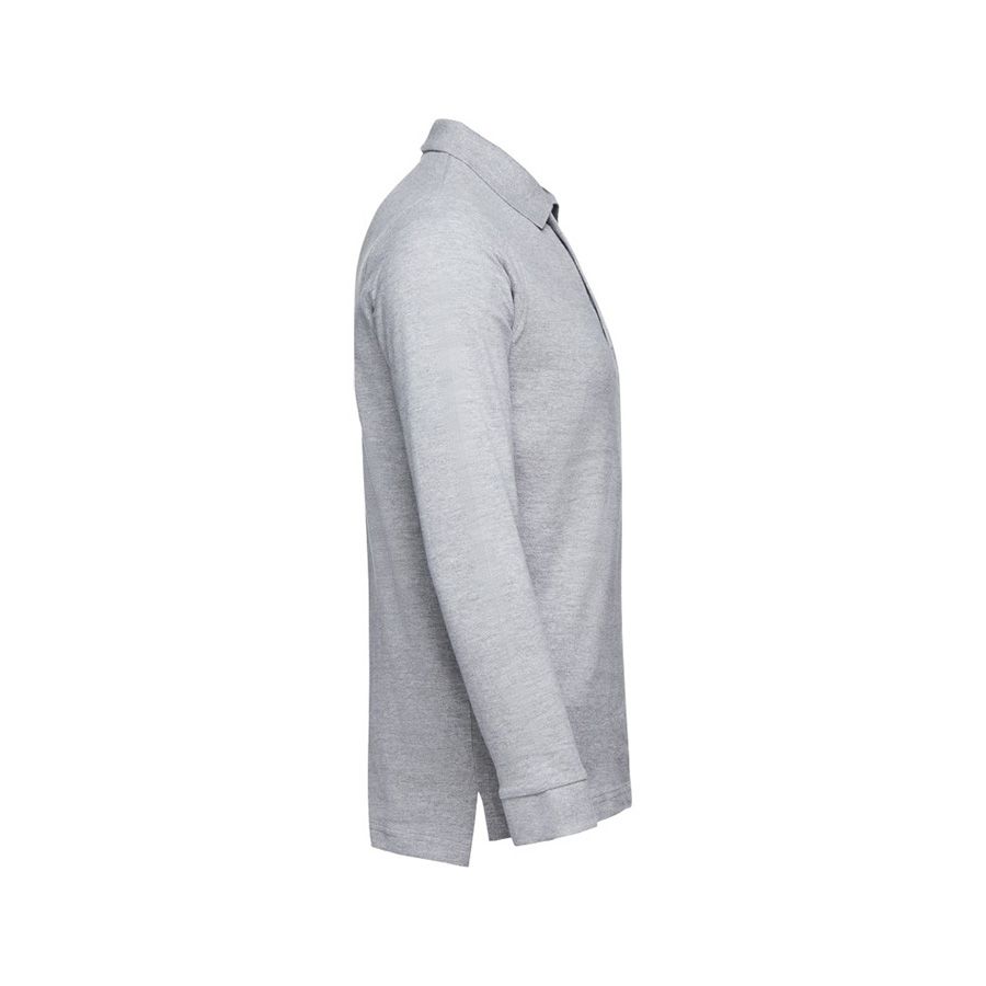Рубашка-поло мужская BERN 210 с длинным рукавом белый 3XL - фото 11