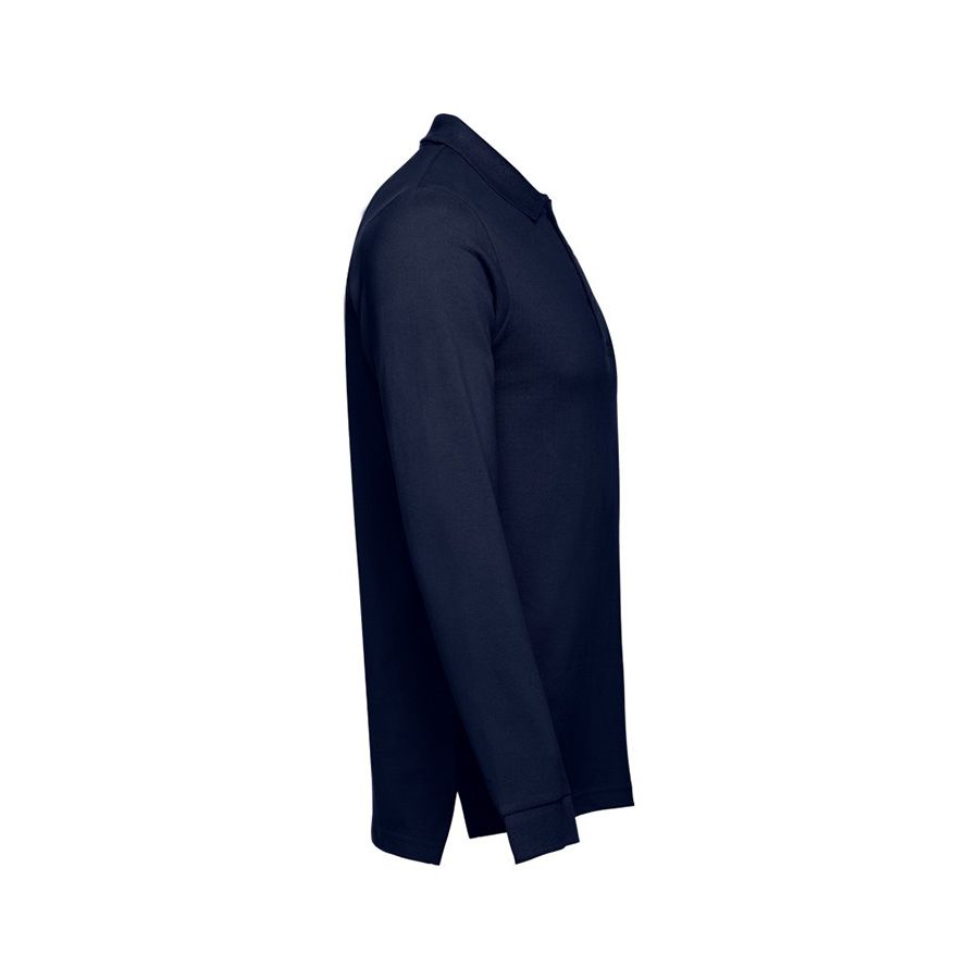 Рубашка-поло мужская BERN 210 с длинным рукавом синий 3XL - фото 15