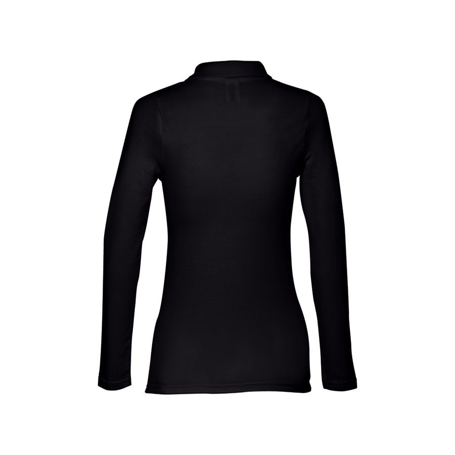 Рубашка-поло женская BERN WOMEN 210 с длинным рукавом белый XL - фото 8
