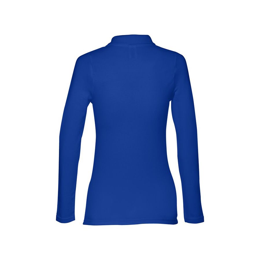 Рубашка-поло женская BERN WOMEN 210 с длинным рукавом синий 2XL - фото 4