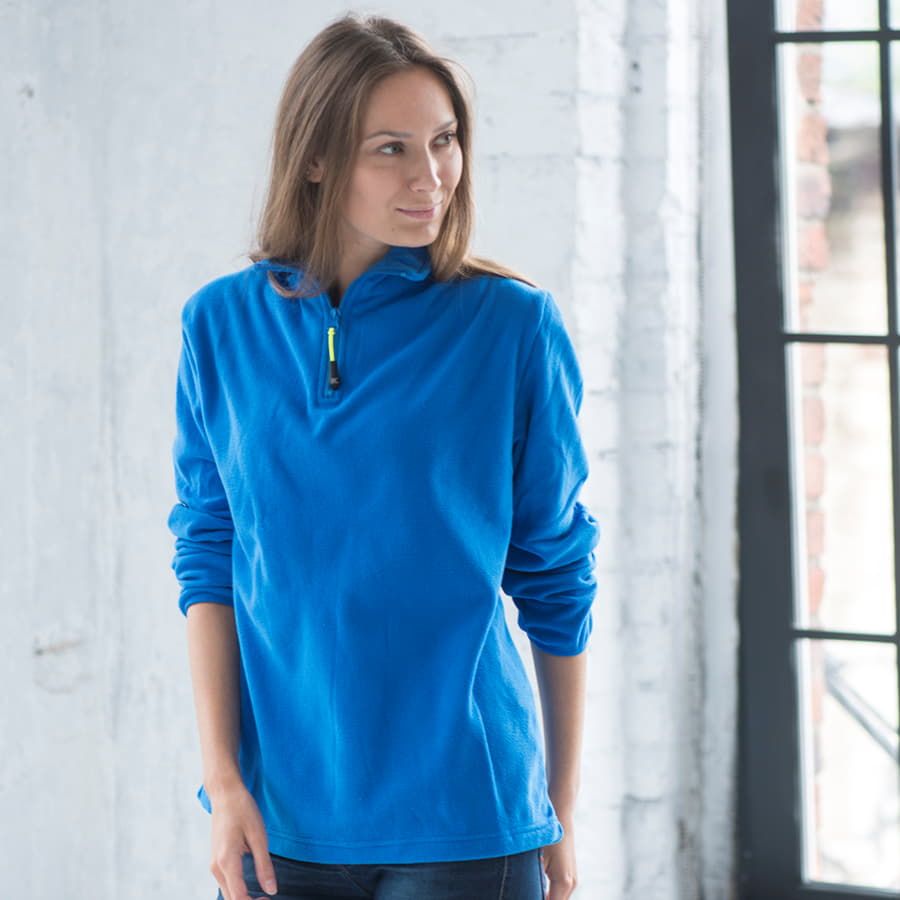 Толстовка флисовая MALMO 185 неоновый желтый XL - фото 4