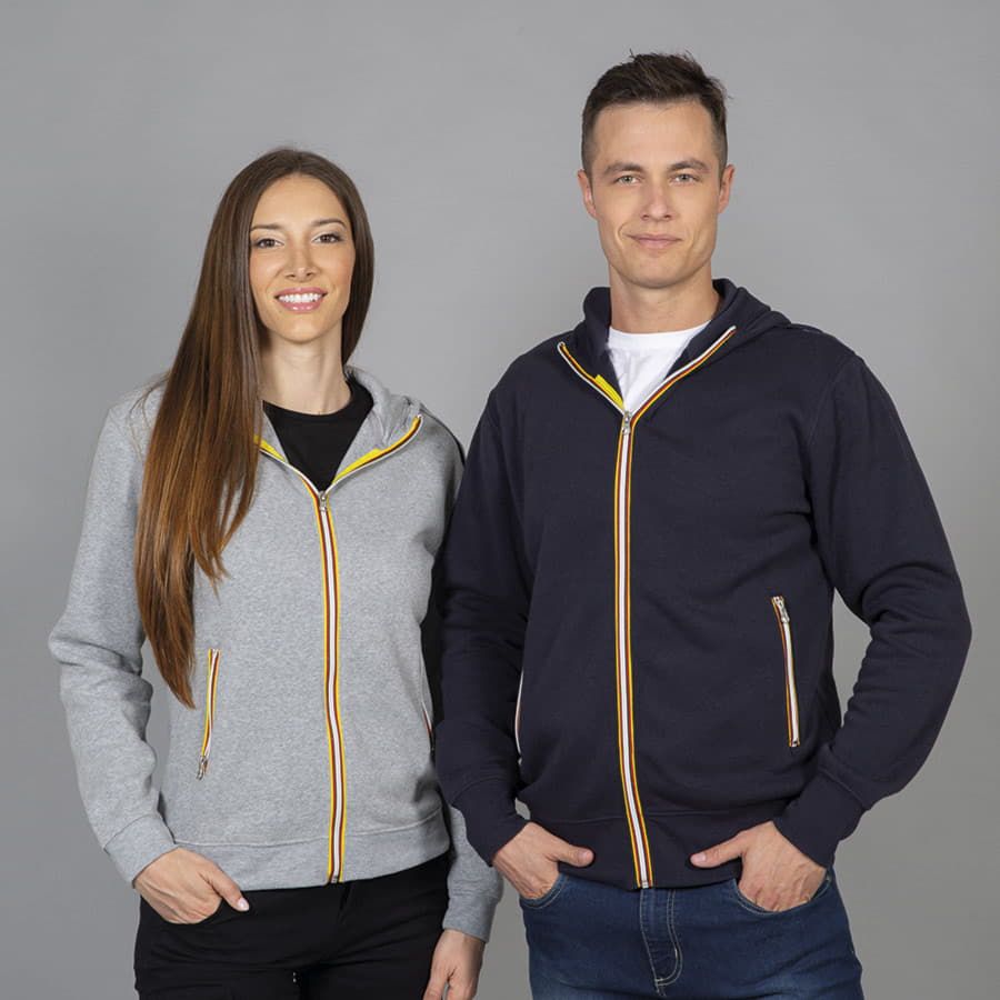 Толстовка худи на молнии с начесом LAS VEGAS MAN 280 черный M - фото 4